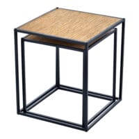 Satztisch Grindavik im 2er Set Holz-Optik