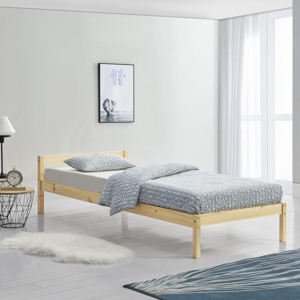 Holzbett Vimmerby 90x200 cm Natur