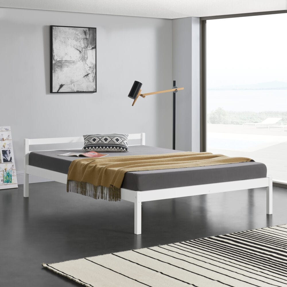 Holzbett Vimmerby 180x200 cm Weiss