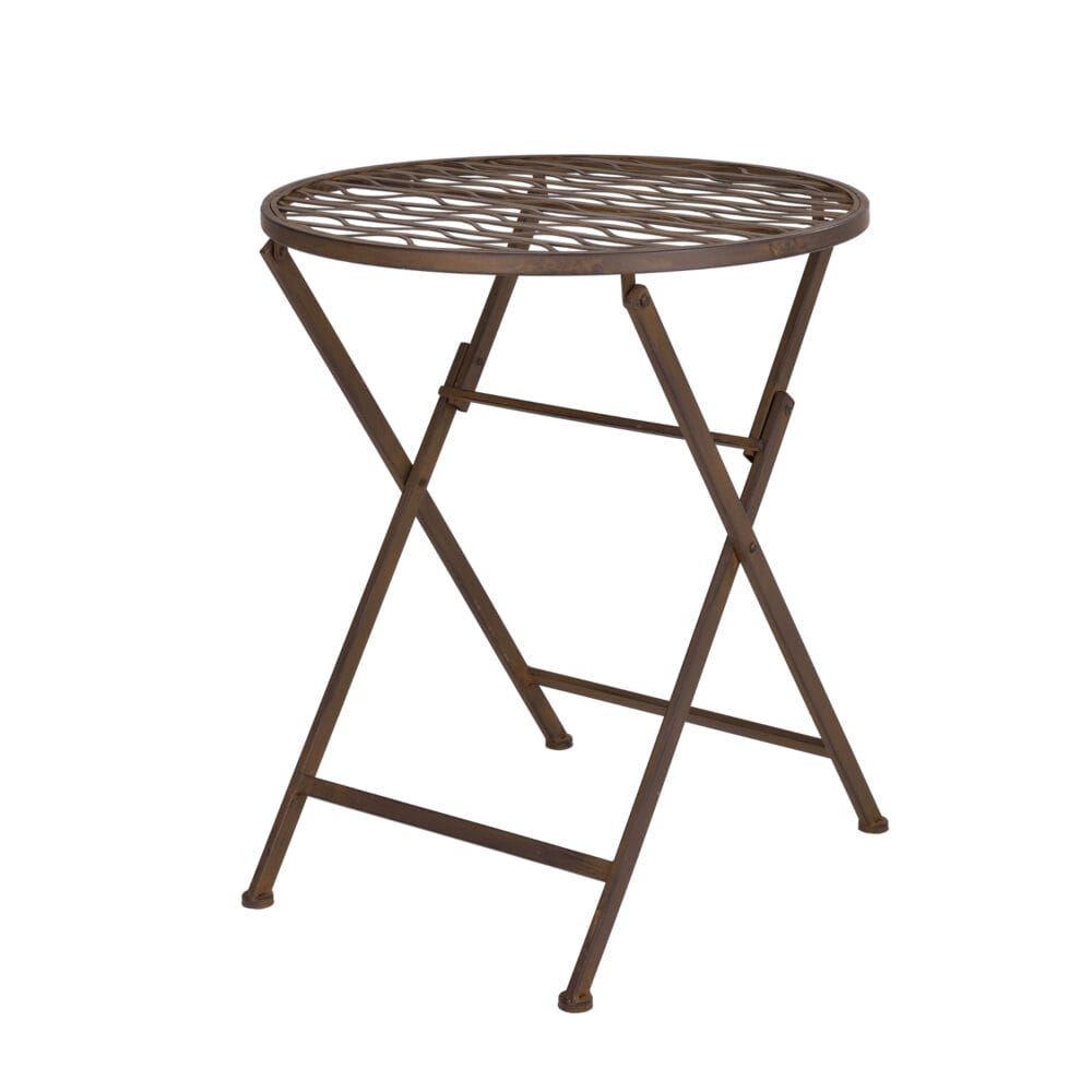 Bistro Set Biella 3-tlg. Edelrost-Braun