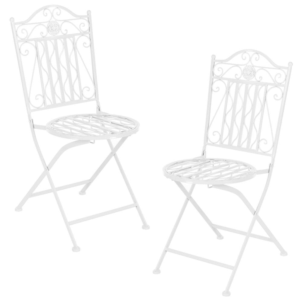 Bistro Set Biella 3-tlg. Weiss