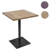 Bistrotisch HWC-H10 Bartisch Industrial FSC 76x60x60cm hellbraun