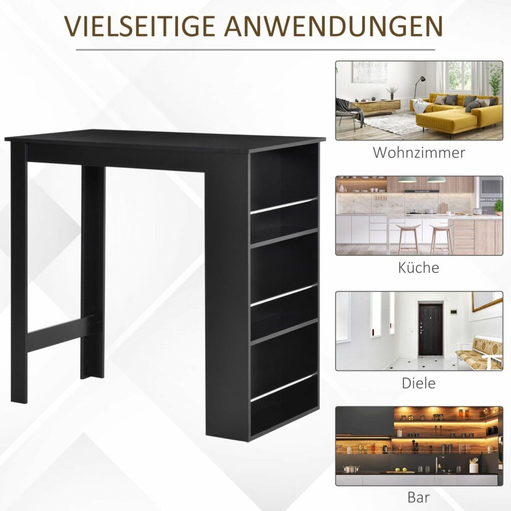Bistrotisch Stehtisch Küchentisch Tresen 112 x 57 x106 cm