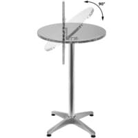 Bistrotisch aus Aluminium mit Klappfunktion