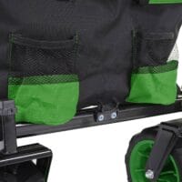 Bollerwagen Geländereifen klappbar ~ Hecktasche/Abdeckung