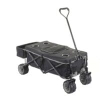 Bollerwagen Geländereifen klappbar ~ Hecktasche/Abdeckung + Kühltasche