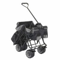 Bollerwagen Geländereifen klappbar ~ Hecktasche/Abdeckung + Kühltasche