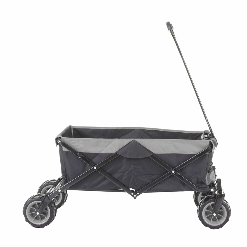 Bollerwagen Geländereifen klappbar ~ schwarz/grau