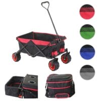 Bollerwagen Geländereifen klappbar ~ schwarz/grau