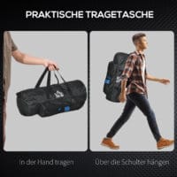 Boxsack-Set mit Boxhandschuhen Gefüllt 100 KG Ø25 x 72cm