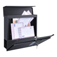 Briefkasten Alfstedt  37x37x10.5 cm Stahl Anthrazit