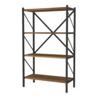 Bücherregal Vanylven 121x66x34cm Walnuss