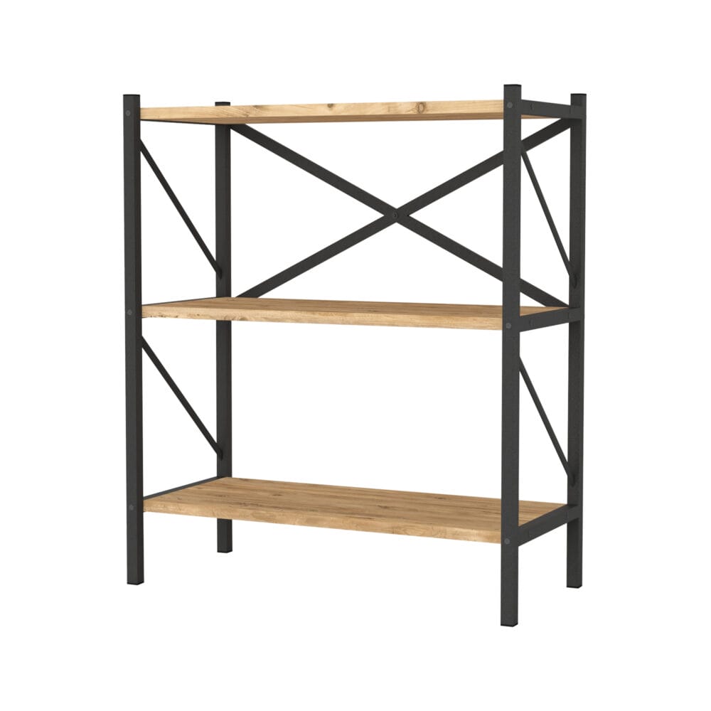 Bücherregal Vanylven 85x66x34cm Eiche