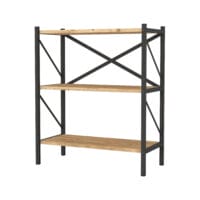 Bücherregal Vanylven 85x66x34cm Eiche