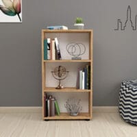 Bücherregal Vara 106x55x20cm Eiche