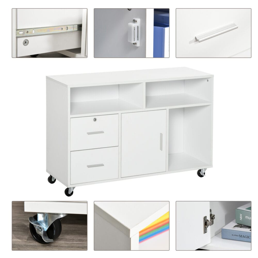 Büroschrank Bürocontainer mit Rollen Aktenschrank