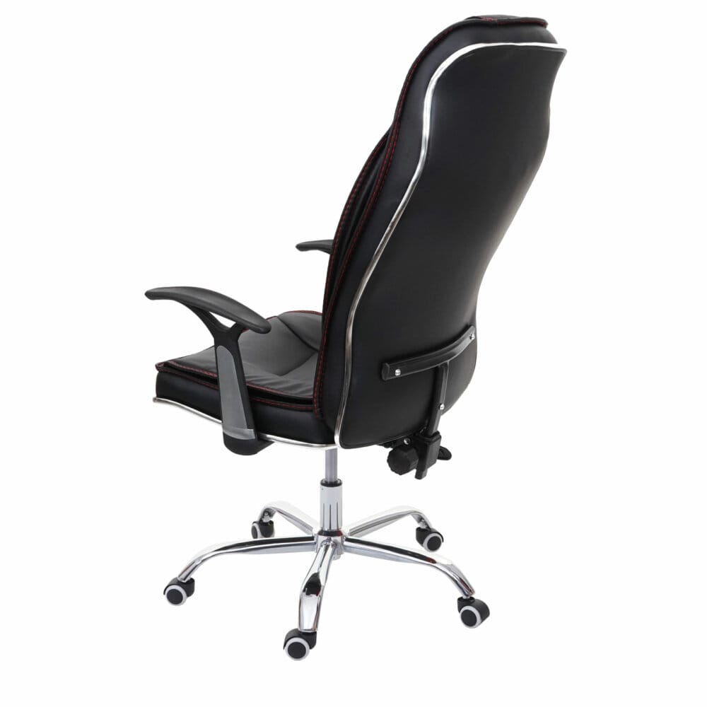 Bürostuhl 150kg belastbar Chefsessel Kunstleder schwarz