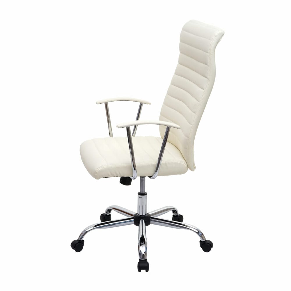 Bürostuhl Cagliari ergonomische Form creme beige