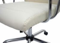 Bürostuhl Cagliari ergonomische Form creme beige