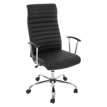 Bürostuhl Cagliari ergonomische Form ~ schwarz