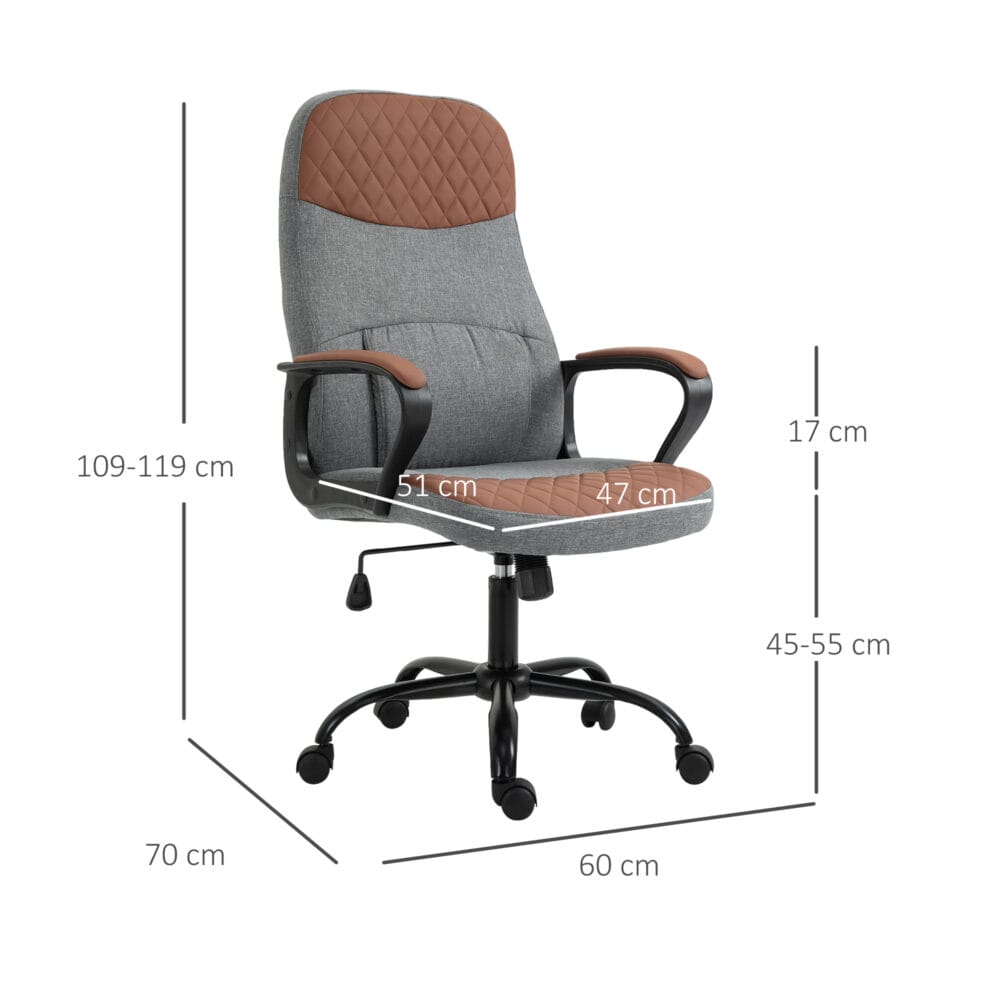 Bürostuhl Drehstuhl höhenverstellbar ergonomisch PU-Leder