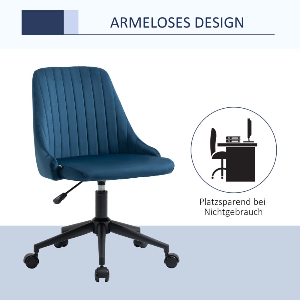 Bürostuhl Ergonomisches Liniendesign 360° drehbar