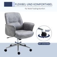 Bürostuhl Home-Office-Stuhl mit Wippenfunktion