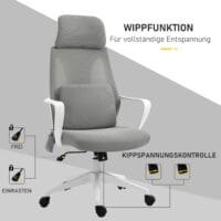 Bürostuhl Massage Bürostuhl ergonomisch Grau