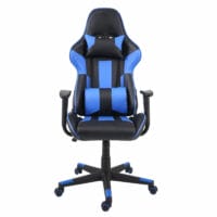 Bürostuhl Racer Gamingstuhl schwarz blau