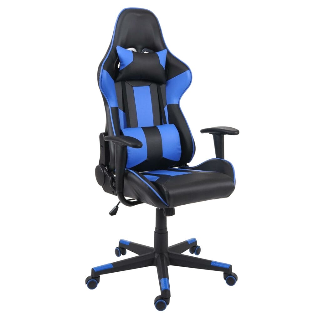 Bürostuhl Racer Gamingstuhl schwarz blau