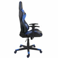 Bürostuhl Racer Gamingstuhl schwarz blau