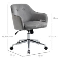 Bürostuhl Retro mit Wippenfunktion 