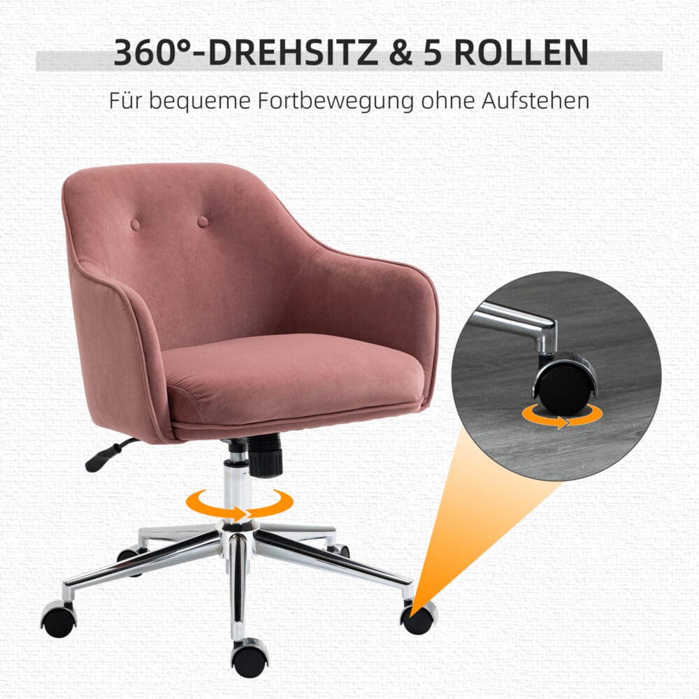 Bürostuhl Retro mit Wippenfunktion 