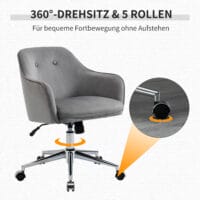 Bürostuhl Retro mit Wippenfunktion 