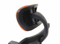 Bürostuhl Sliding-Funktion 150kg belastbar Stoff/Textil schwarz/orange