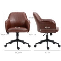 Bürostuhl Vintage Braun