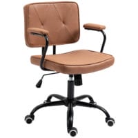 Bürostuhl Vintage Braun 61x58x82-91cm