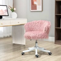 Bürostuhl Wuschel Belastbar bis 120kg Rosa