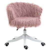 Bürostuhl Wuschel Belastbar bis 120kg Rosa