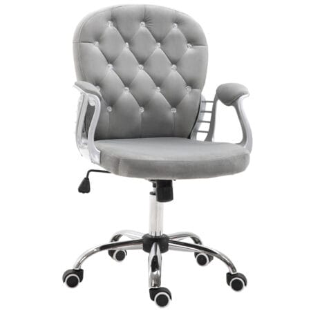 Bürostuhl ergonomisch Grau 59.5x60.5 95-105cm