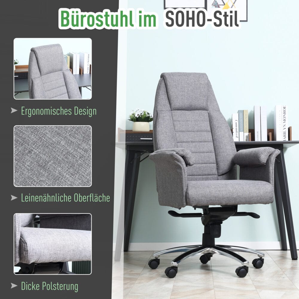 Bürostuhl ergonomisch mit Armlehne