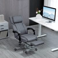 Bürostuhl mit 5 Massagemodi Ergonomischer Schreibtischstuhl