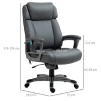 Bürostuhl mit 6 Massagepunkte ergonomisch