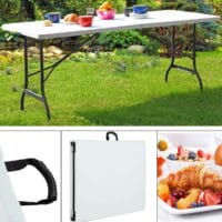 Campingtisch Buffettisch 182cm -für 8 Personen - klappbar