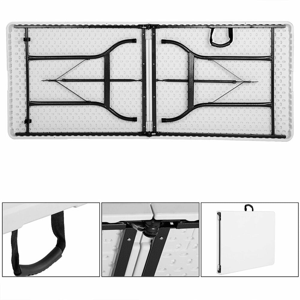 Campingtisch Buffettisch 182cm -für 8 Personen - klappbar