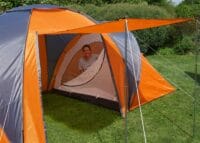 Campingzelt Igluzelt Loksa für 6 Personen ~ orange