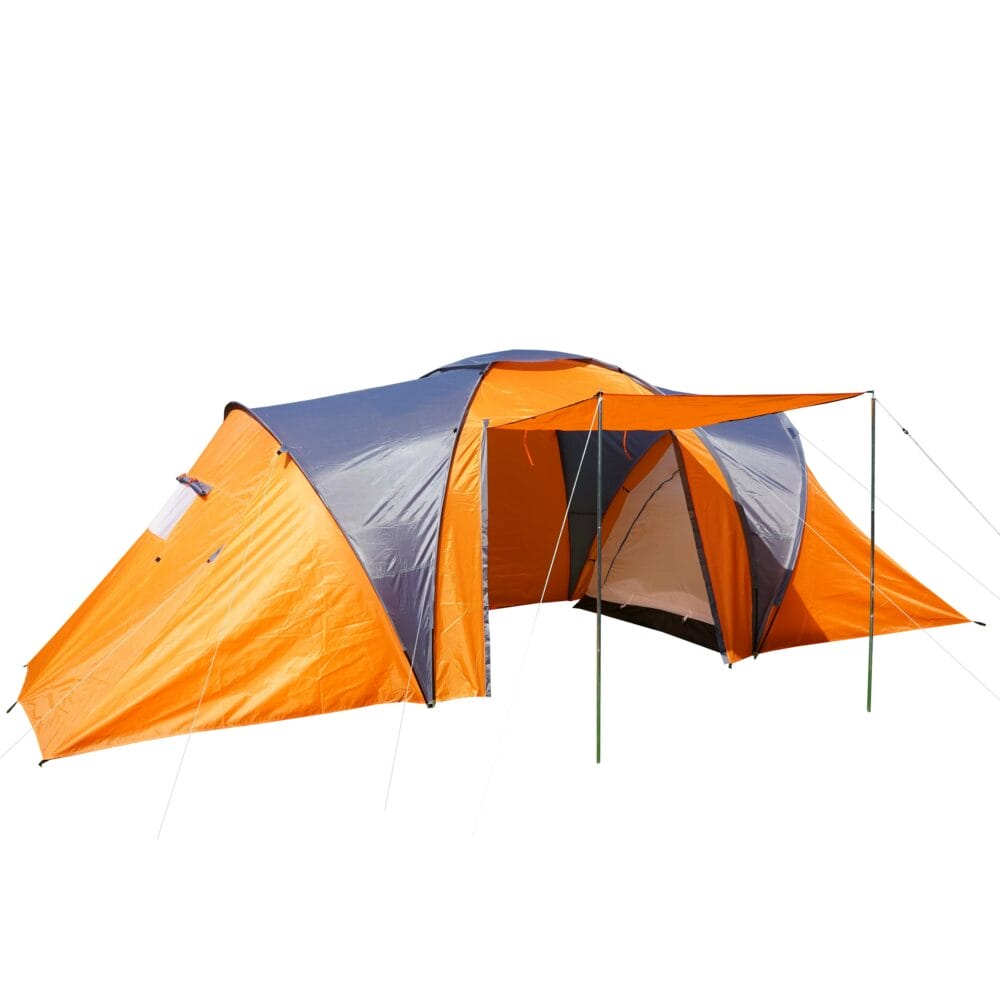 Campingzelt Igluzelt Loksa für 6 Personen ~ orange