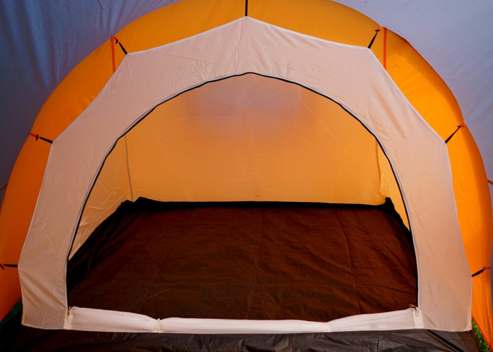 Campingzelt Igluzelt Loksa für 6 Personen ~ orange