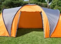 Campingzelt Igluzelt Loksa für 6 Personen ~ orange