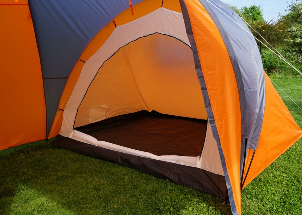 Campingzelt Igluzelt Loksa für 6 Personen ~ orange